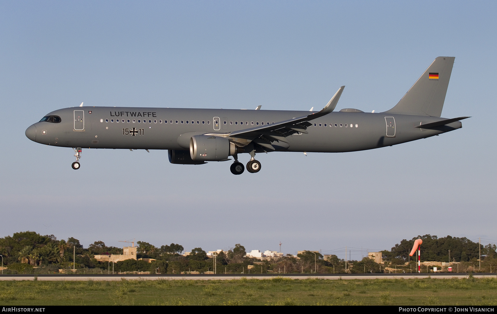 Aircraft Photo of 1511 | Airbus A321-251NX | Germany - Air Force | AirHistory.net #503919