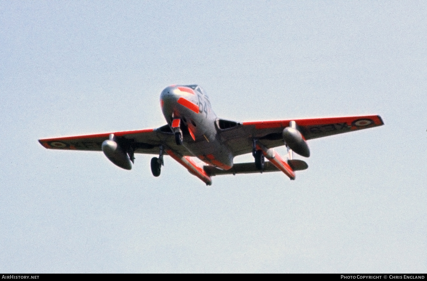 Aircraft Photo of XE921 | De Havilland D.H. 115 Vampire T11 | UK - Air Force | AirHistory.net #503926