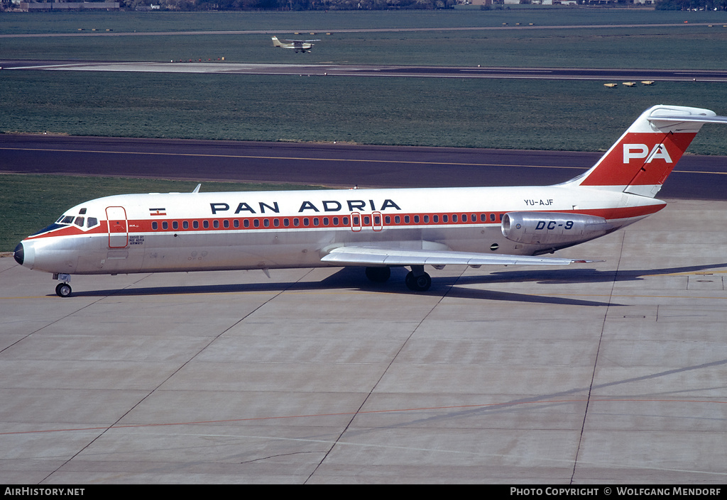 Aircraft Photo of YU-AJF | McDonnell Douglas DC-9-32F | Pan Adria Airways | AirHistory.net #503944
