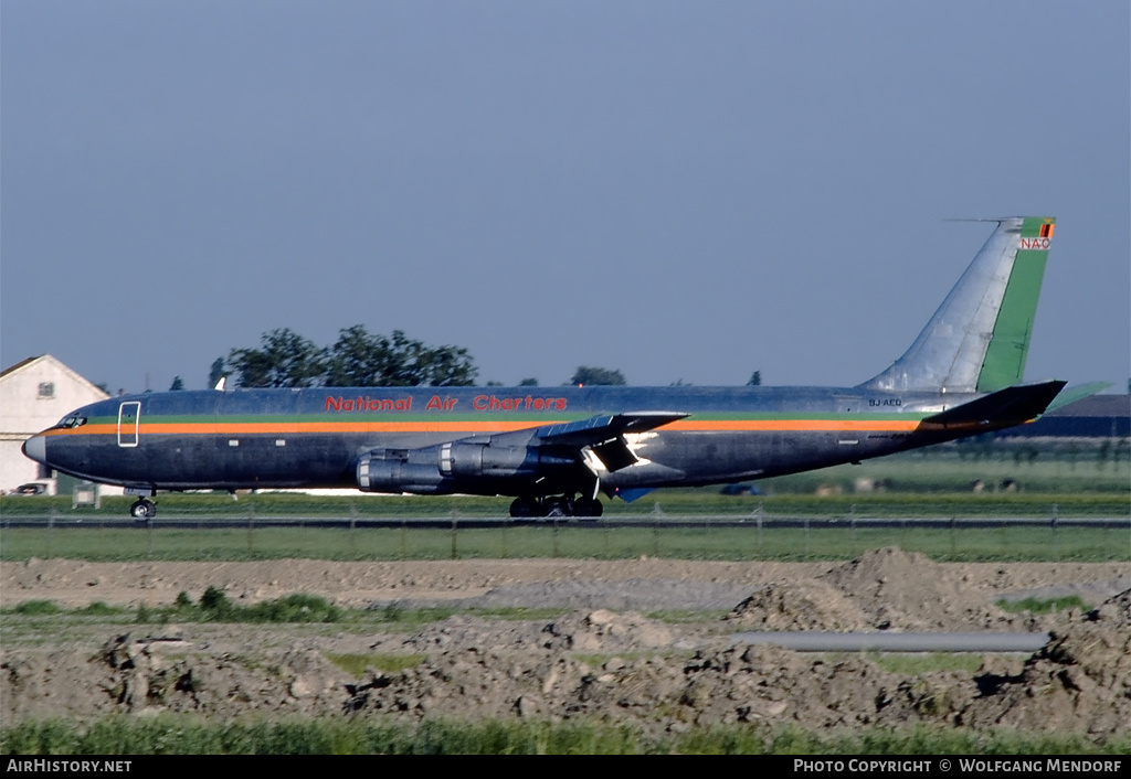 Aircraft Photo of 9J-AEQ | Boeing 707-321C | National Air Charters - NAC | AirHistory.net #503946