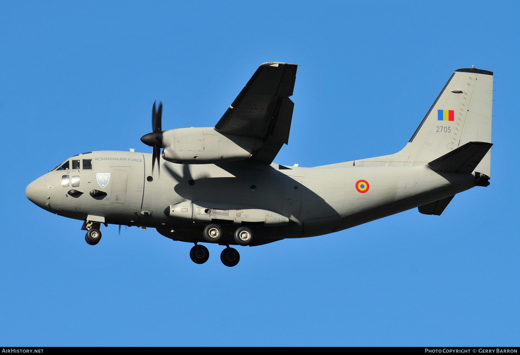 Aircraft Photo of 2705 | Alenia C-27J Spartan | Romania - Air Force | AirHistory.net #503960