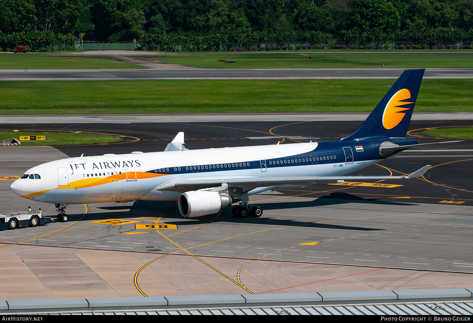 Aircraft Photo of VT-JWN | Airbus A330-202 | Jet Airways | AirHistory.net #503964