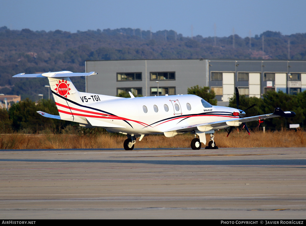 Aircraft Photo of V5-TGI | Pilatus PC-12/47 | Trustco Air Services | AirHistory.net #503998