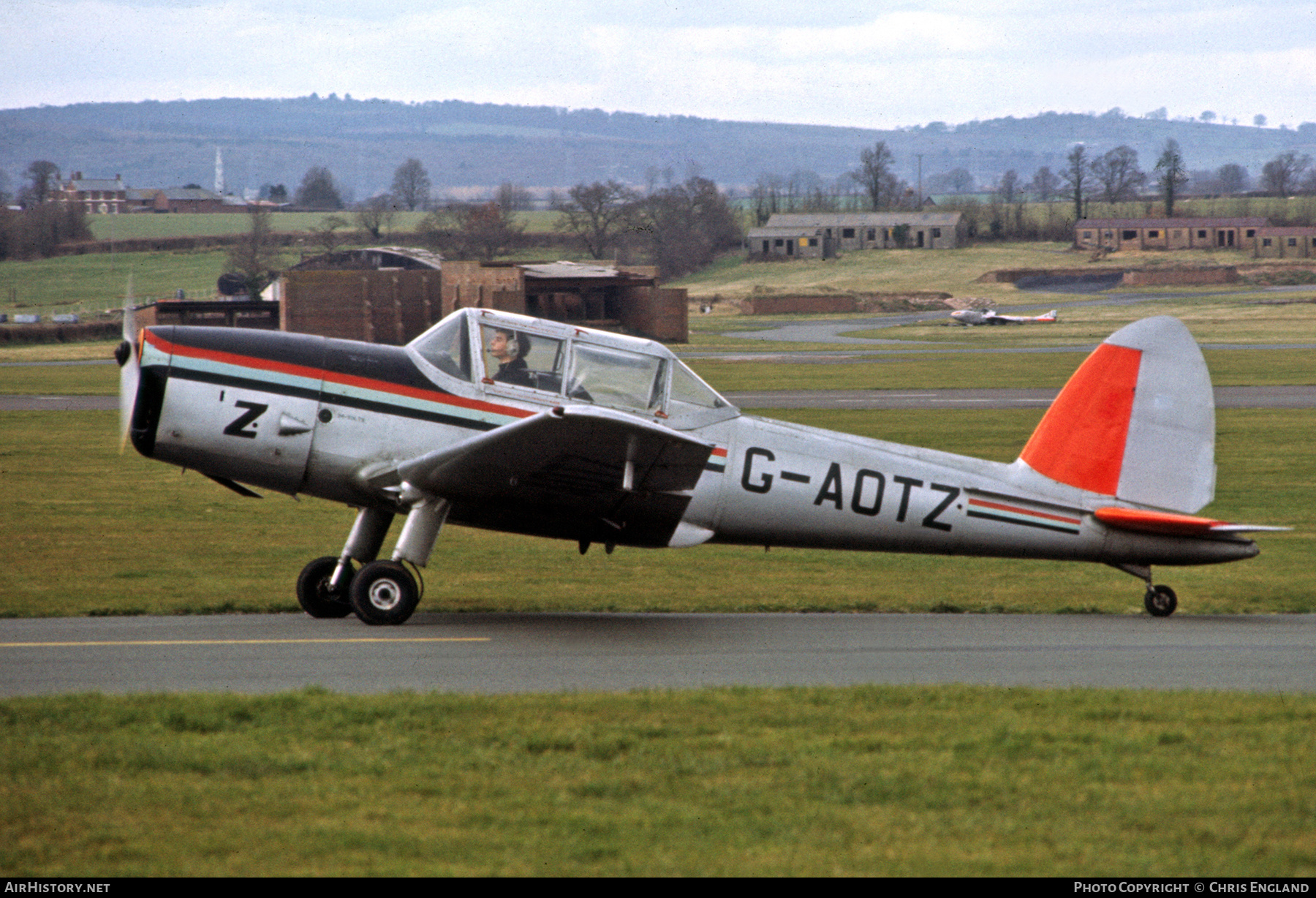 Aircraft Photo of G-AOTZ | De Havilland DHC-1 Chipmunk Mk22A | College of Air Training | AirHistory.net #504030