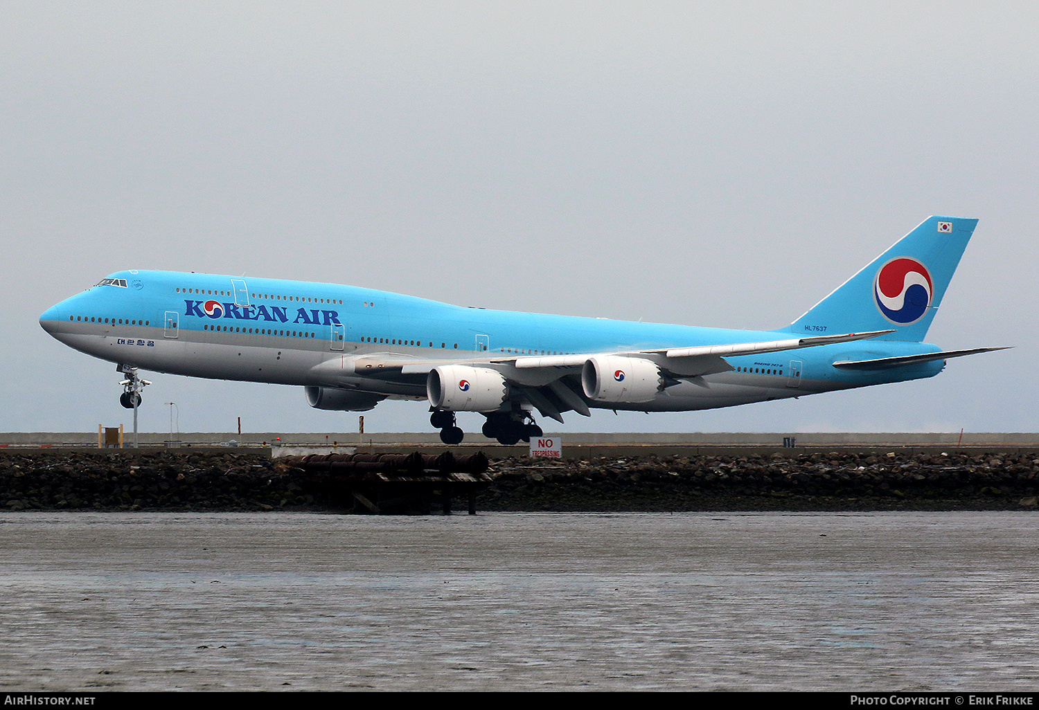 Aircraft Photo of HL7637 | Boeing 747-8B5 | Korean Air | AirHistory.net #504035