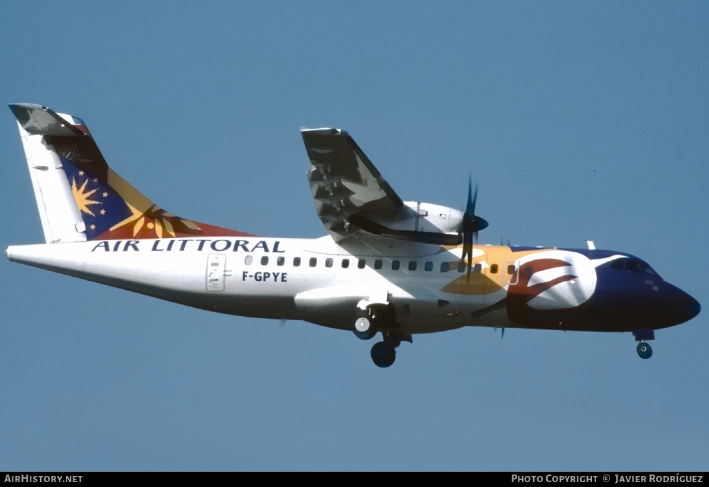 Aircraft Photo of F-GPYE | ATR ATR-42-500 | Air Littoral | AirHistory.net #504051