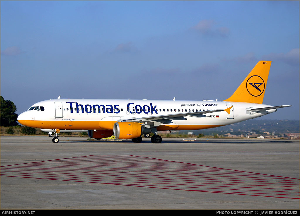 Aircraft Photo of D-AICK | Airbus A320-212 | Thomas Cook Airlines | AirHistory.net #504067