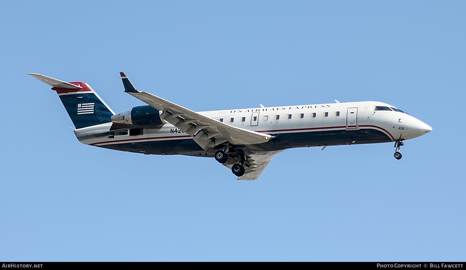 Aircraft Photo of N426AW | Bombardier CRJ-200ER (CL-600-2B19) | US Airways Express | AirHistory.net #504106