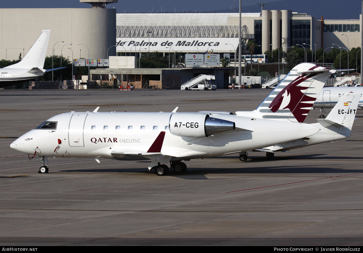 Aircraft Photo of A7-CEG | Bombardier Challenger 605 (CL-600-2B16) | Qatar Executive | AirHistory.net #504128