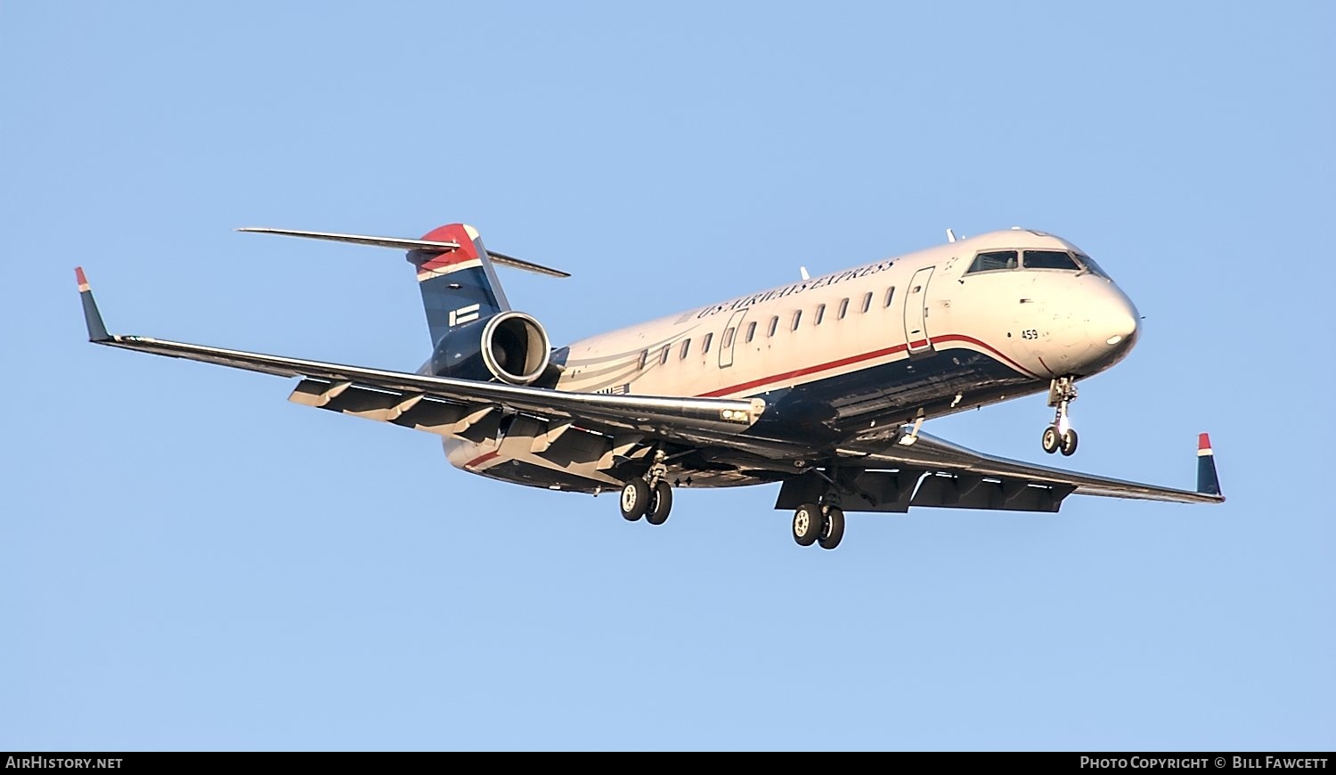 Aircraft Photo of N459AW | Bombardier CRJ-200LR (CL-600-2B19) | US Airways Express | AirHistory.net #504131