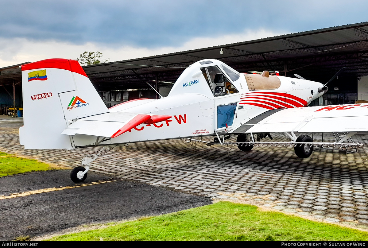 Aircraft Photo of HC-CFW | Ayres S2R-T15 Turbo Thrush | Agroaereo | AirHistory.net #504139