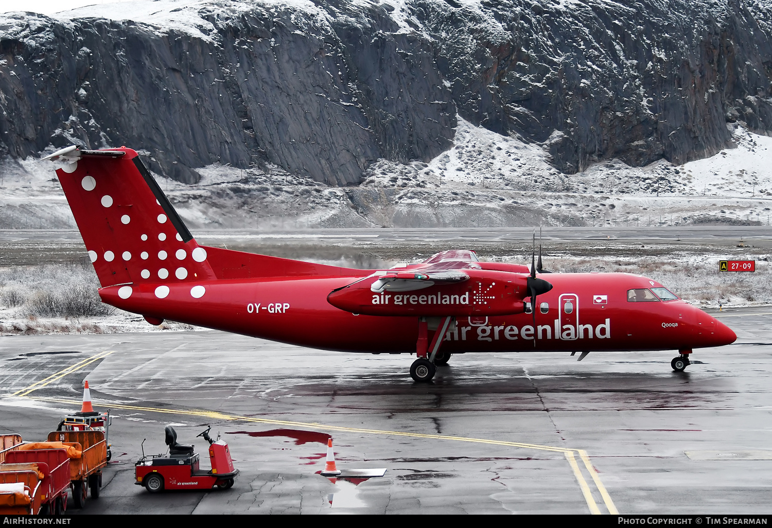 Aircraft Photo of OY-GRP | Bombardier DHC-8-201Q Dash 8 | Air Greenland | AirHistory.net #504150