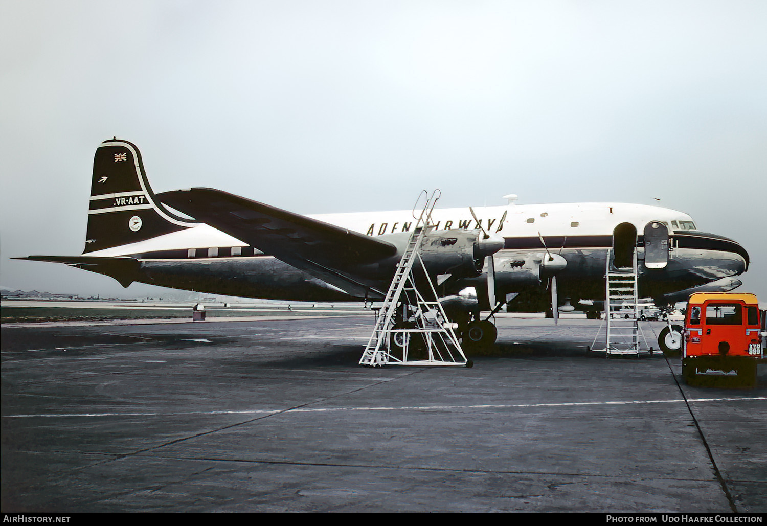 Aircraft Photo of VR-AAT | Canadair C-4 Argonaut (CL-4) | Aden Airways | AirHistory.net #504160