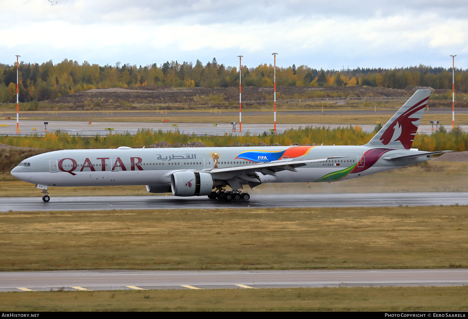 Aircraft Photo of A7-BAX | Boeing 777-3DZ/ER | Qatar Airways | AirHistory.net #504163