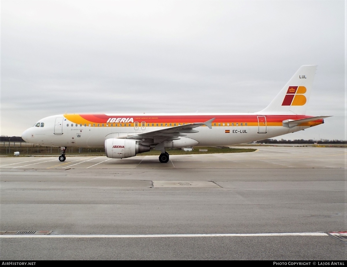Aircraft Photo of EC-LUL | Airbus A320-216 | Iberia | AirHistory.net #504172