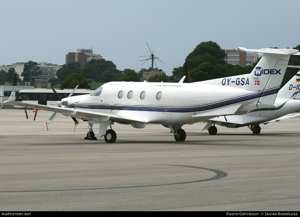 Aircraft Photo of OY-GSA | Pilatus PC-12/45 | Widex | AirHistory.net #504185