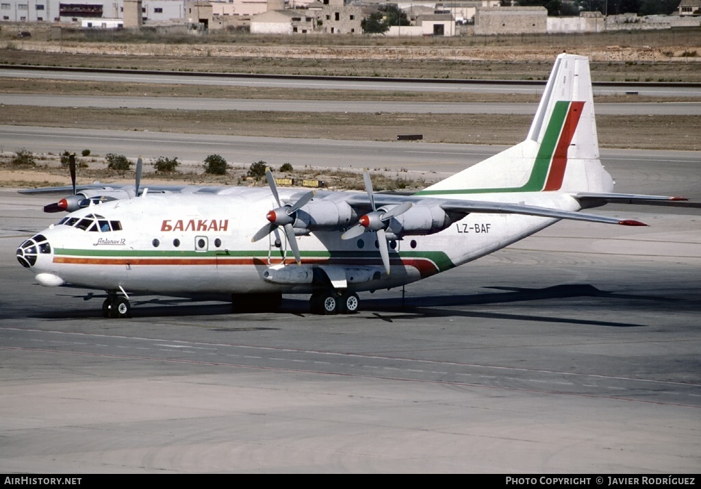 Aircraft Photo of LZ-BAF | Antonov An-12B | Balkan - Bulgarian Airlines Cargo | AirHistory.net #504201