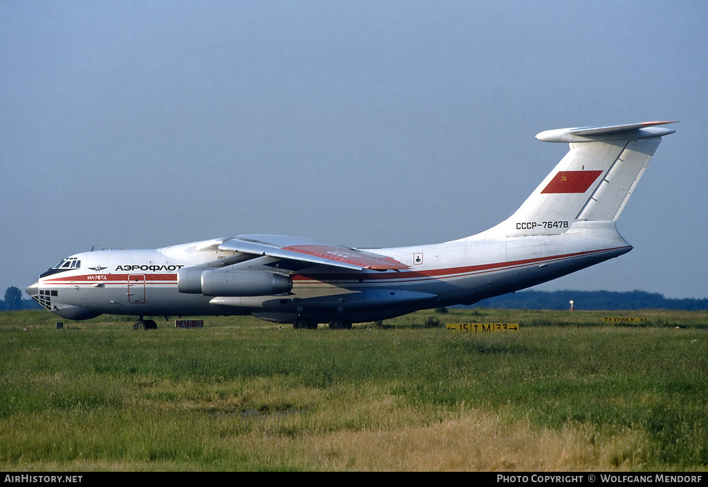 Aircraft Photo of CCCP-76478 | Ilyushin Il-76TD | Aeroflot | AirHistory.net #504253