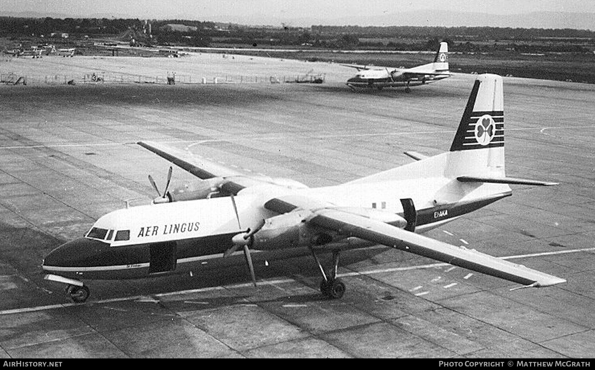 Aircraft Photo of EI-AKA | Fokker F27-100 Friendship | Aer Lingus | AirHistory.net #504260