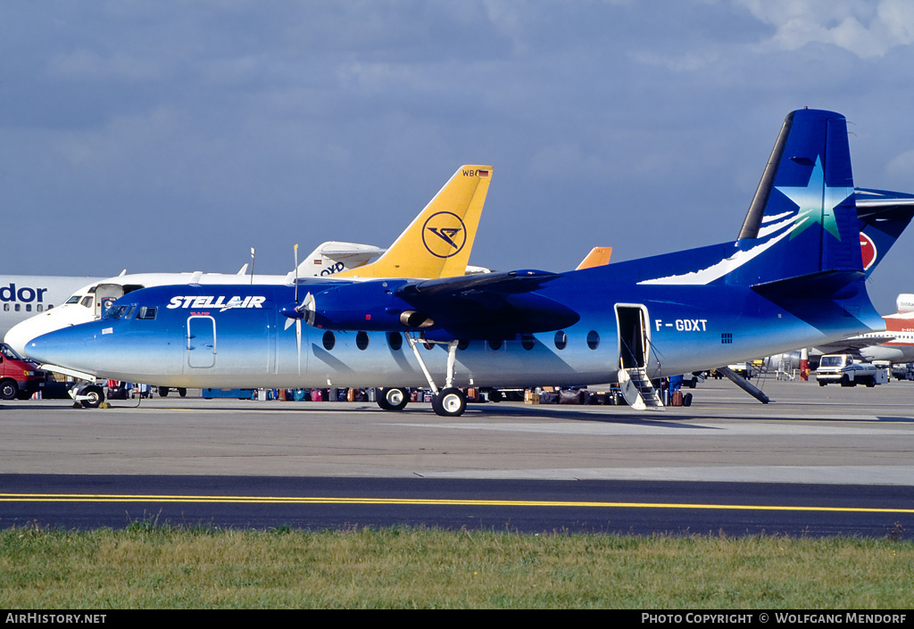 Aircraft Photo of F-GDXT | Fairchild F-27J | Stellair Transports Aériens | AirHistory.net #504263
