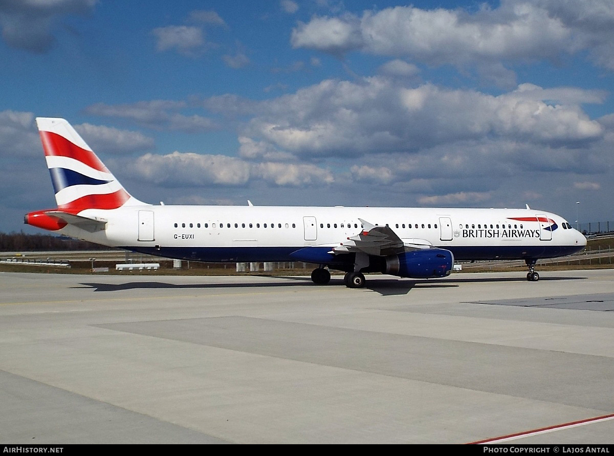 Aircraft Photo of G-EUXI | Airbus A321-231 | British Airways | AirHistory.net #504265