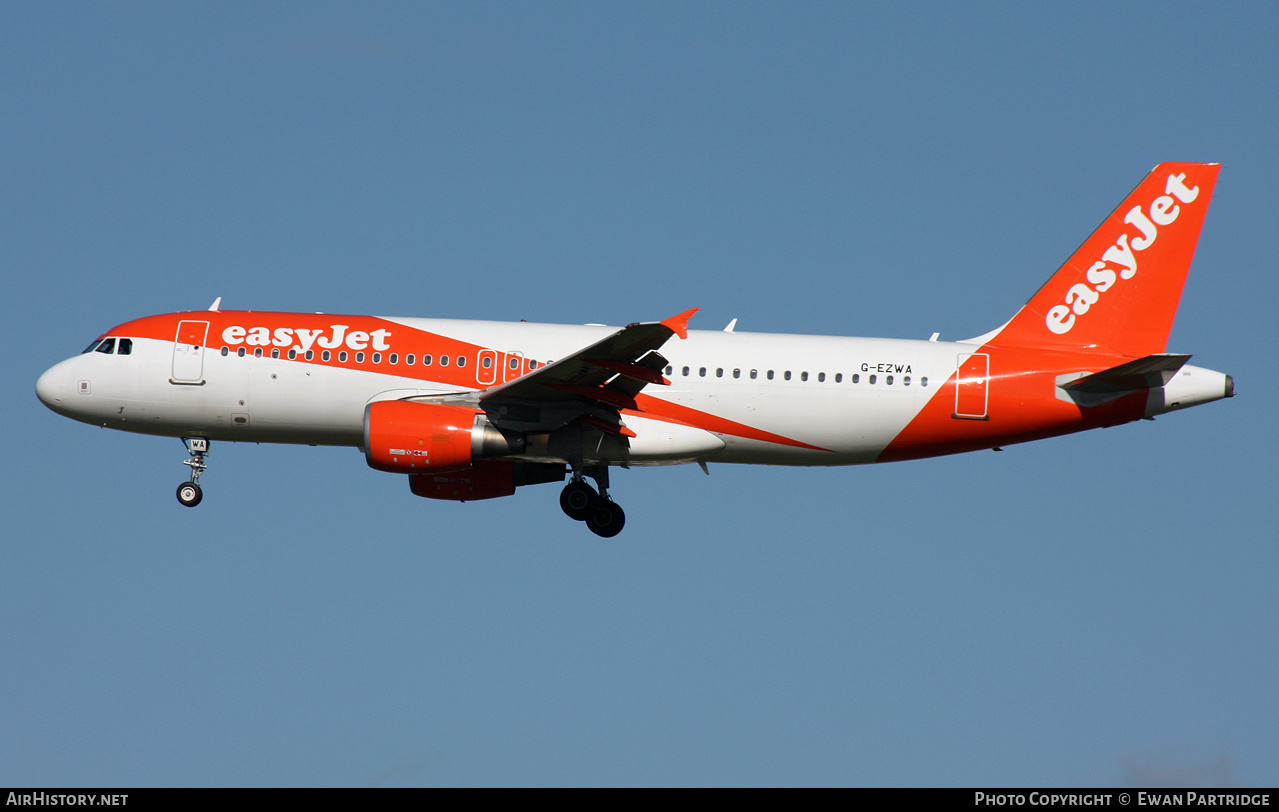 Aircraft Photo of G-EZWA | Airbus A320-214 | EasyJet | AirHistory.net #504272