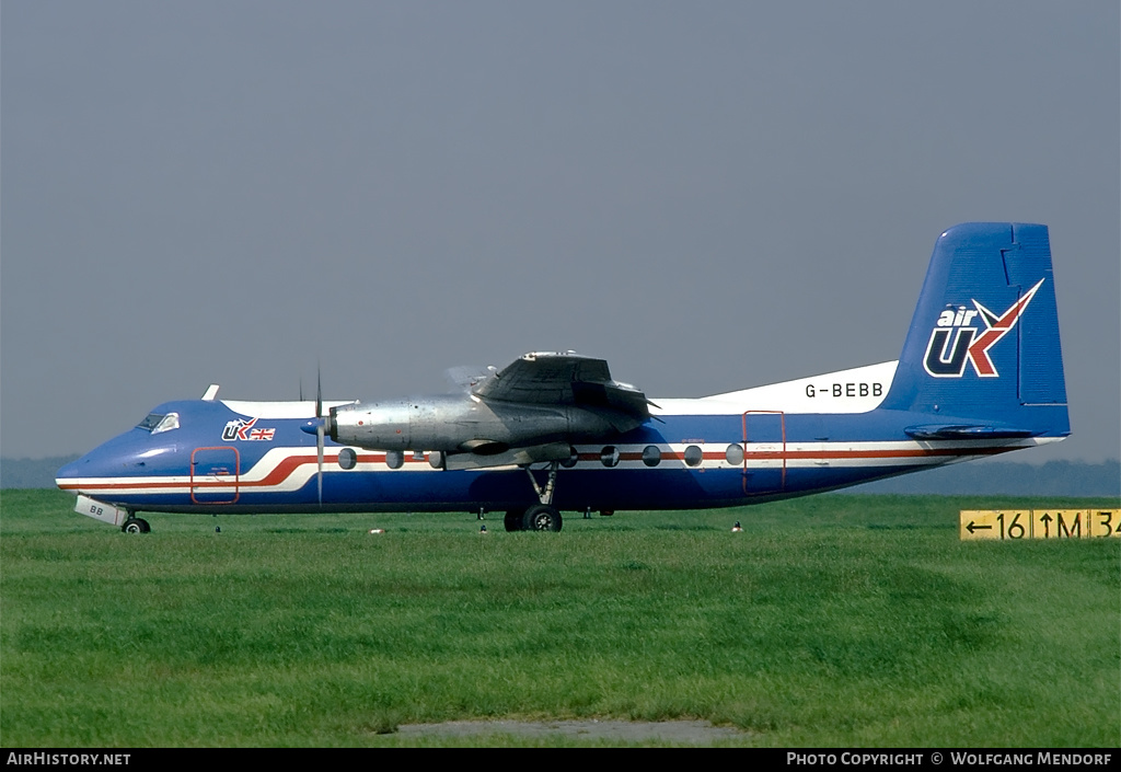 Aircraft Photo of G-BEBB | Handley Page HPR-7 Herald 214 | Air UK | AirHistory.net #504278
