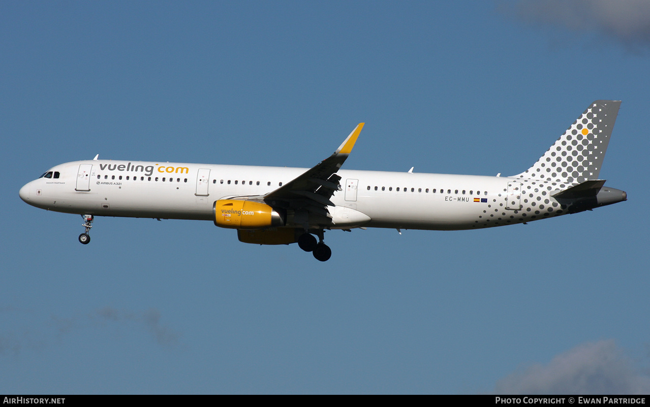 Aircraft Photo of EC-MMU | Airbus A321-231 | Vueling Airlines | AirHistory.net #504289