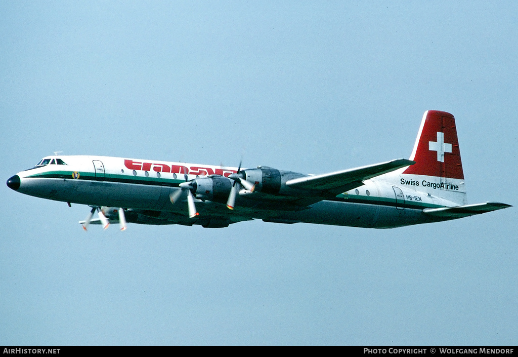 Aircraft Photo of HB-IEN | Canadair CL-44D4-2 | Transvalair | AirHistory.net #504337