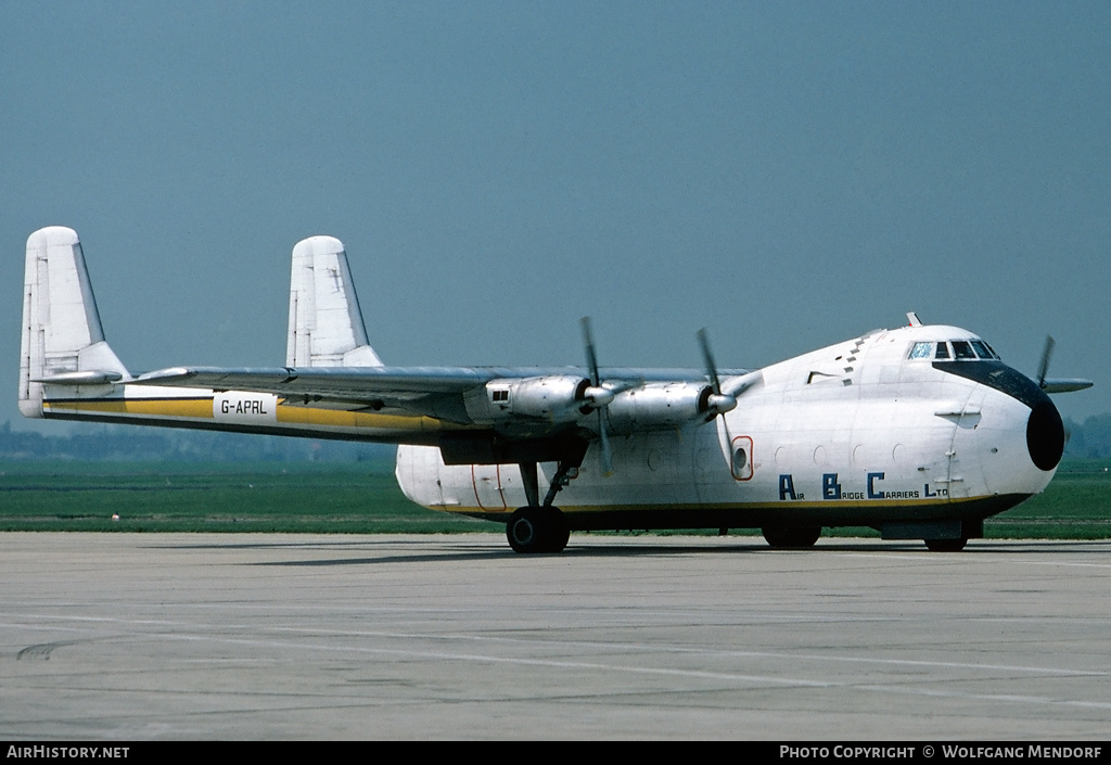 Aircraft Photo of G-APRL | Armstrong Whitworth AW-650 Argosy 101 | Air Bridge Carriers - ABC | AirHistory.net #504339