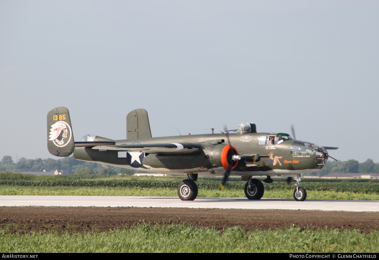 Aircraft Photo of N345TH / 1385 | North American TB-25N Mitchell | USA - Air Force | AirHistory.net #504343