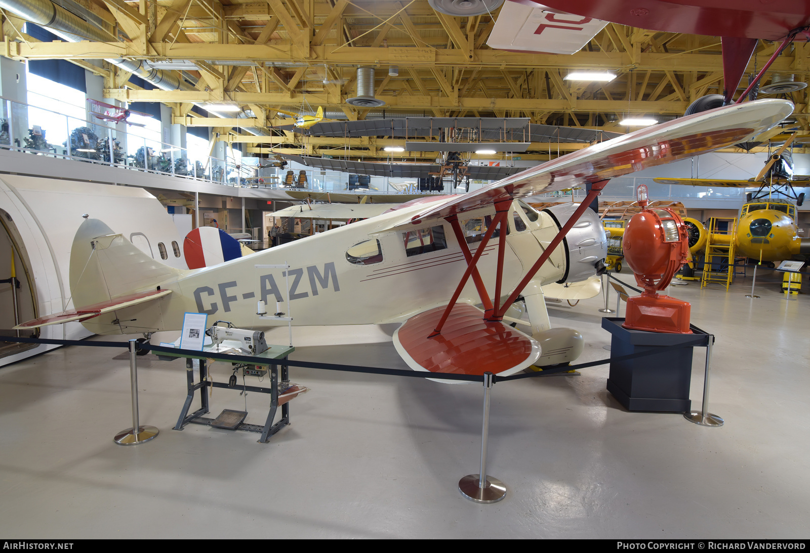 Aircraft Photo of CF-AZM | Waco EQC-6 | AirHistory.net #504348