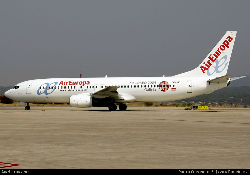 Aircraft Photo of EC-IVV | Boeing 737-883 | Air Europa | AirHistory.net #504377
