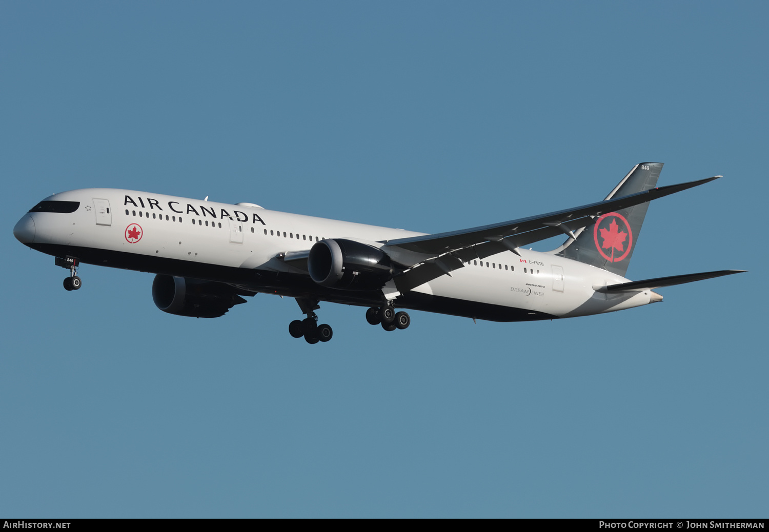 Aircraft Photo of C-FRTG | Boeing 787-9 Dreamliner | Air Canada | AirHistory.net #504431