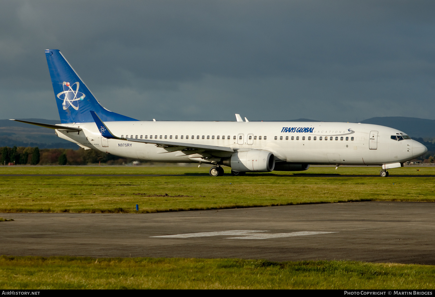 Aircraft Photo of N975RY | Boeing 737-86N | Trans Global Vacations | AirHistory.net #504453