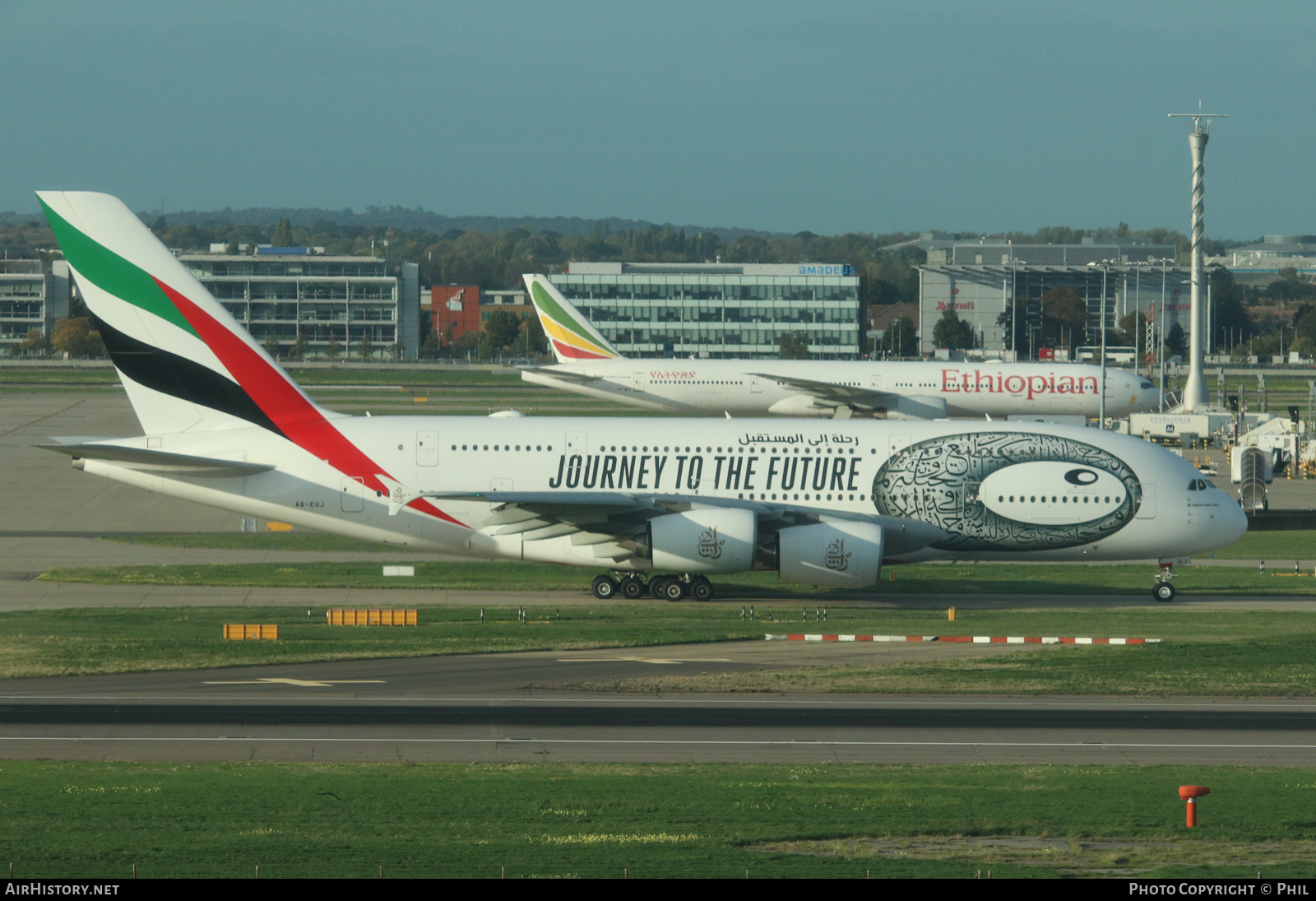 Aircraft Photo of A6-EUJ | Airbus A380-861 | Emirates | AirHistory.net #504469