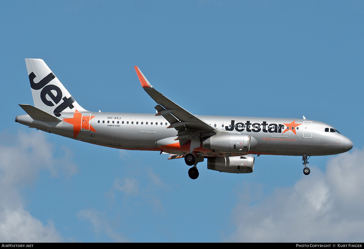 Aircraft Photo of VH-XSJ | Airbus A320-232 | Jetstar Airways | AirHistory.net #504477