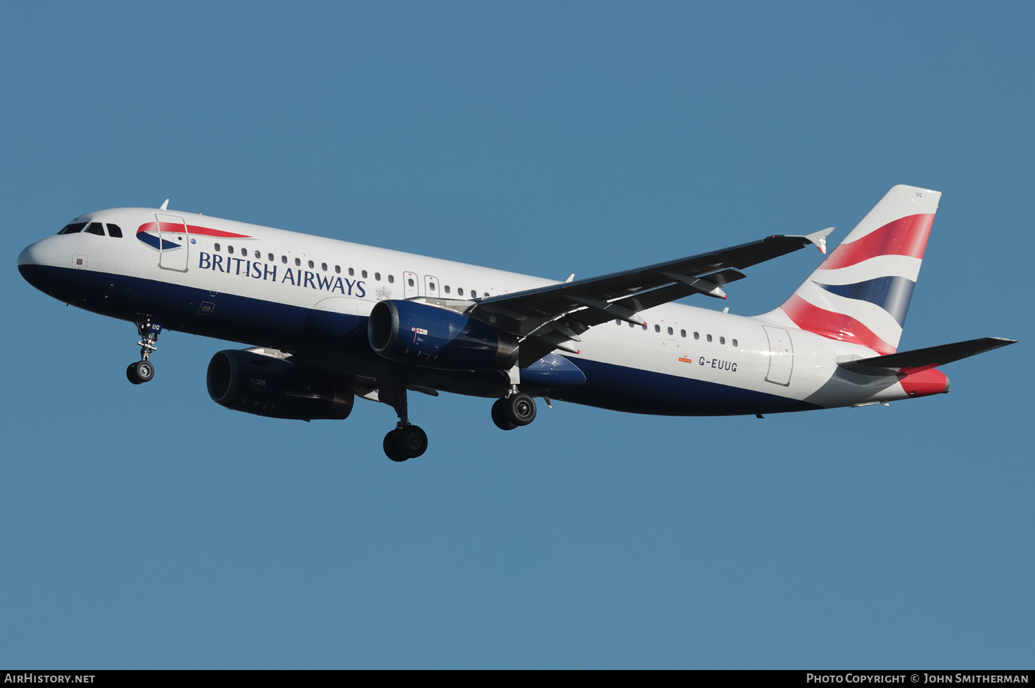Aircraft Photo of G-EUUG | Airbus A320-232 | British Airways | AirHistory.net #504478
