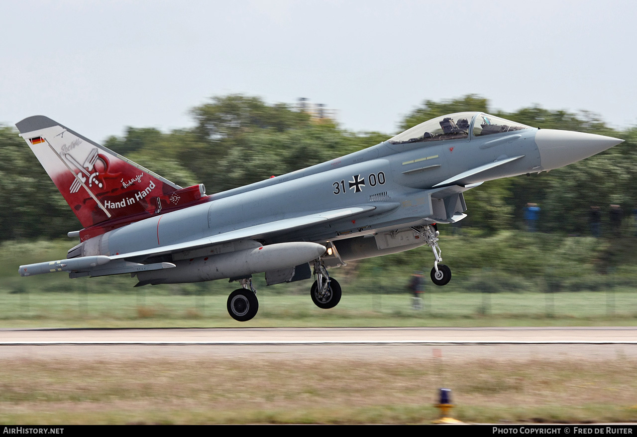 Aircraft Photo of 3100 | Eurofighter EF-2000 Typhoon ... | Germany - Air Force | AirHistory.net #504480