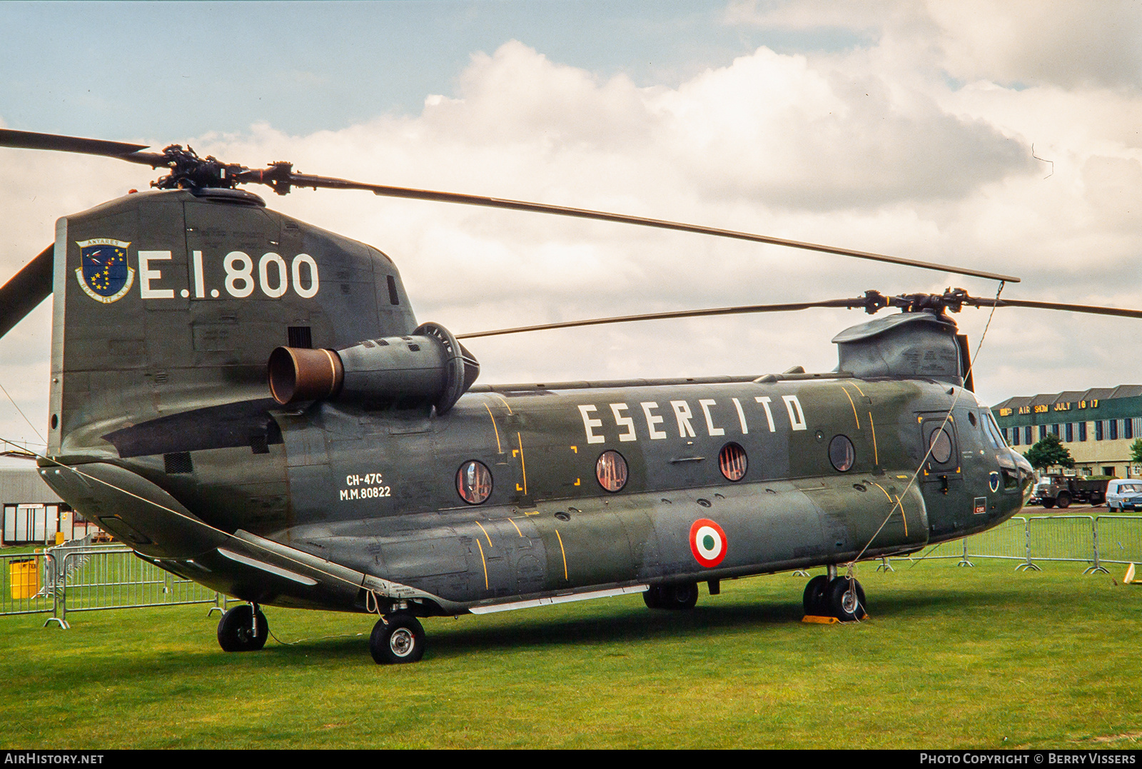 Aircraft Photo of MM80822 | Boeing Vertol CH-47C Chinook | Italy - Army | AirHistory.net #504483