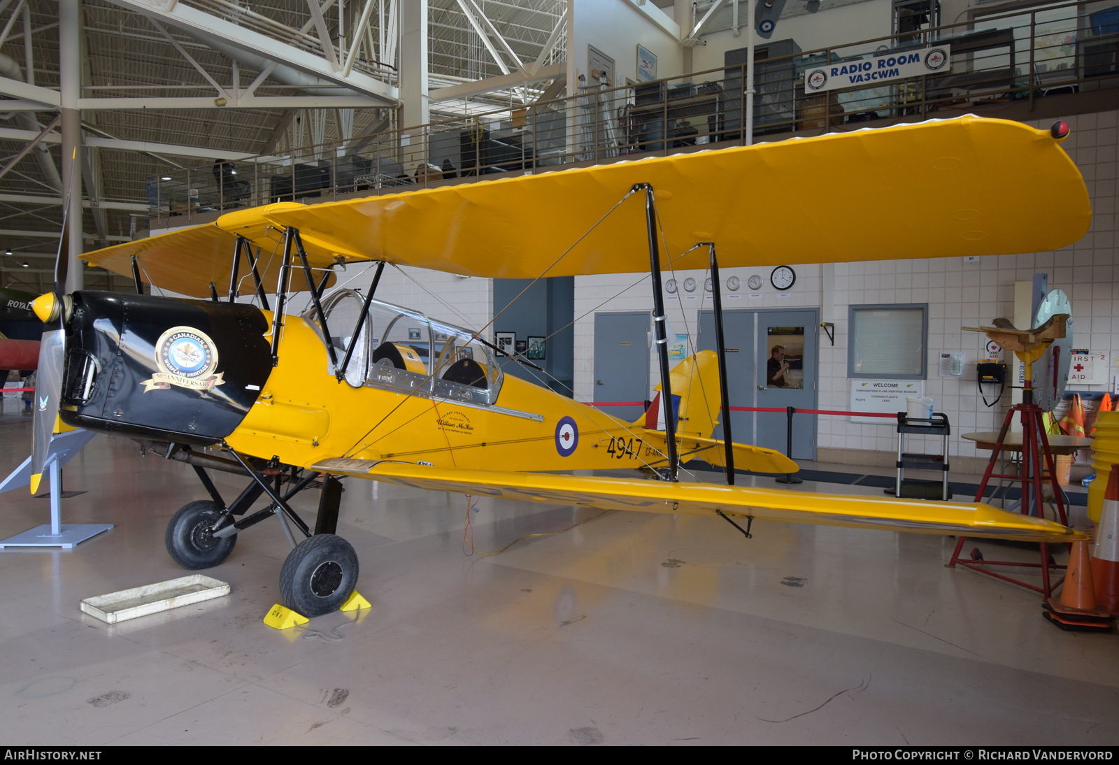 Aircraft Photo of CF-ANN / 4947 | De Havilland D.H. 82C Tiger Moth | Canada - Air Force | AirHistory.net #504504