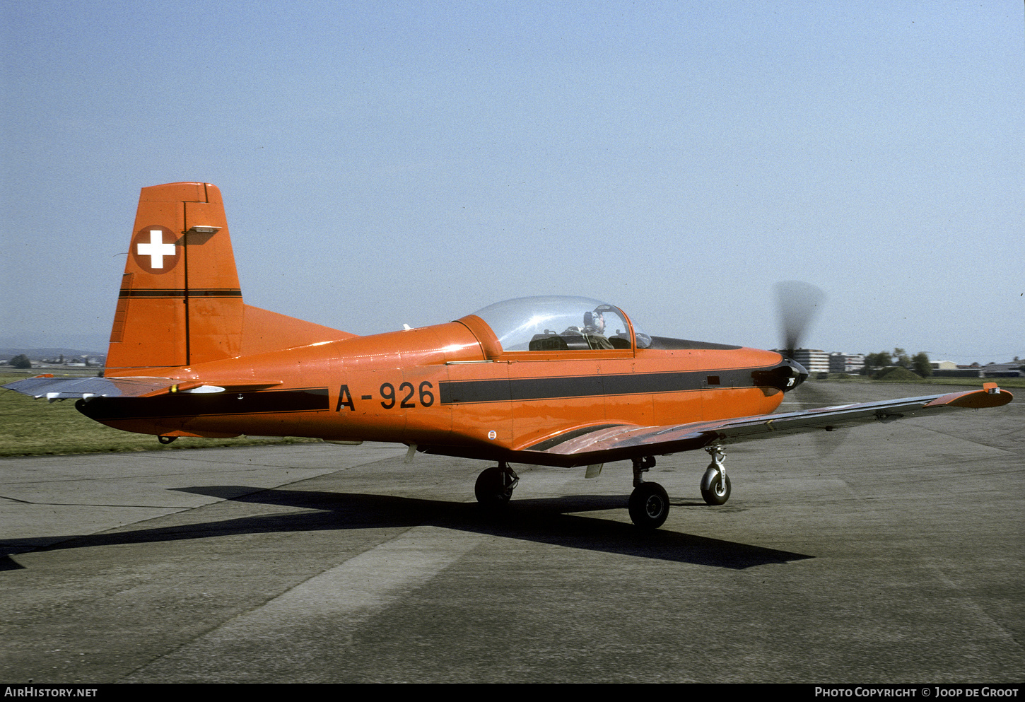 Aircraft Photo of A-926 | Pilatus PC-7 | Switzerland - Air Force | AirHistory.net #504509