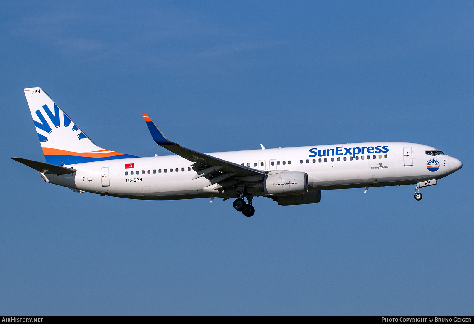 Aircraft Photo of TC-SPH | Boeing 737-82R | SunExpress | AirHistory.net #504522