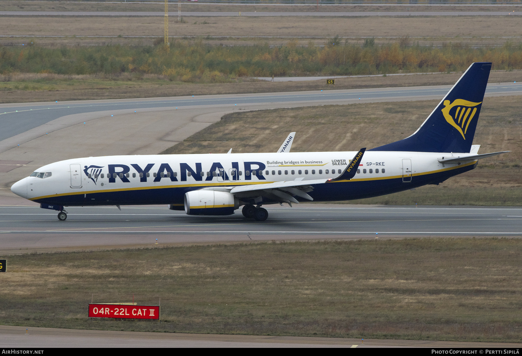 Aircraft Photo of SP-RKE | Boeing 737-8AS | Ryanair | AirHistory.net #504524
