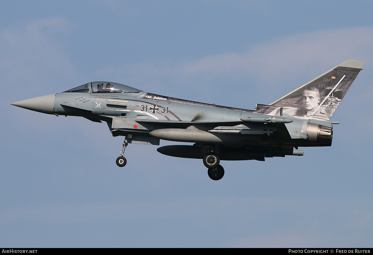 Aircraft Photo of 3131 | Eurofighter EF-2000 Typhoon S | Germany - Air Force | AirHistory.net #504526