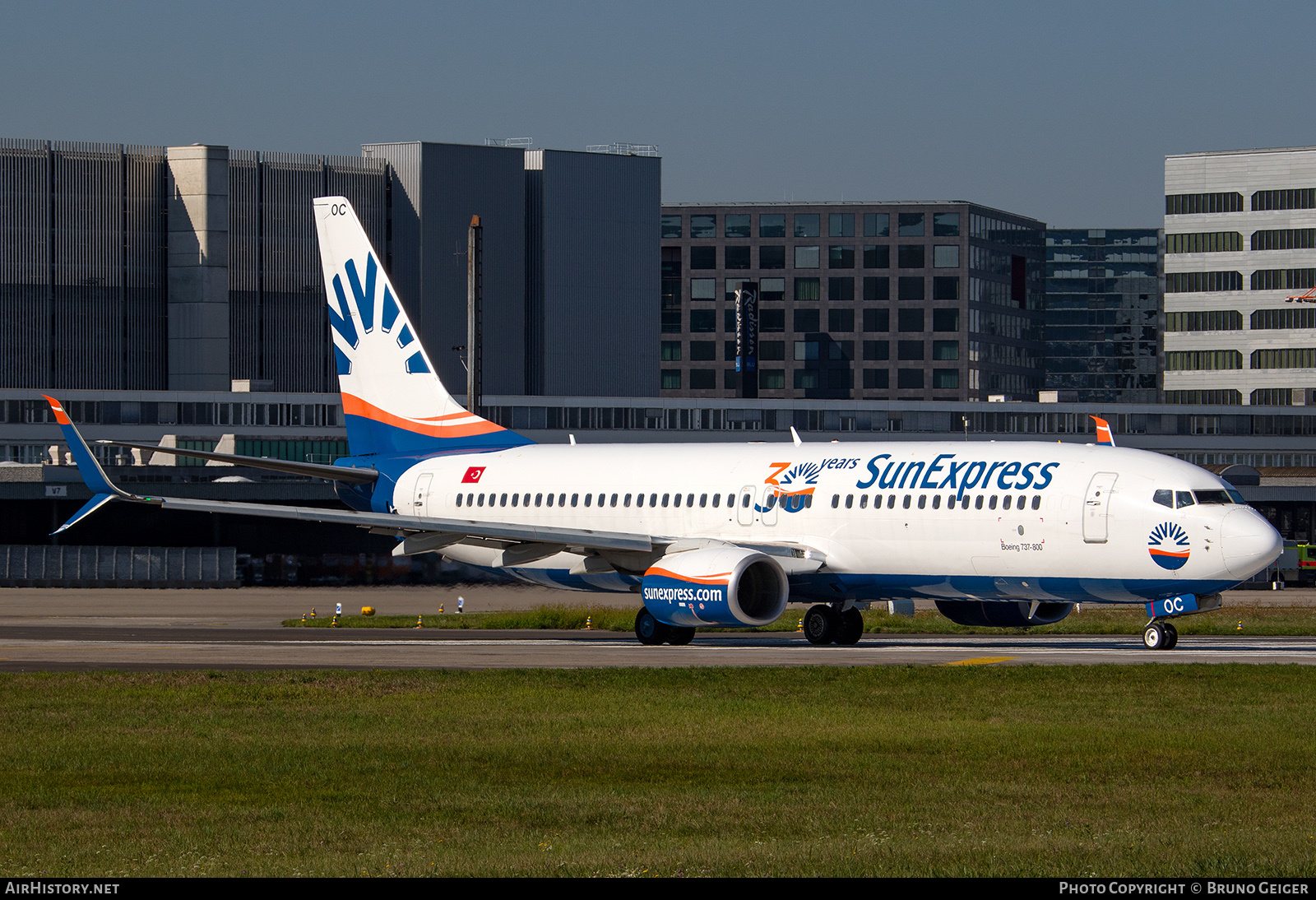 Aircraft Photo of TC-SOC | Boeing 737-800 | SunExpress | AirHistory.net #504529