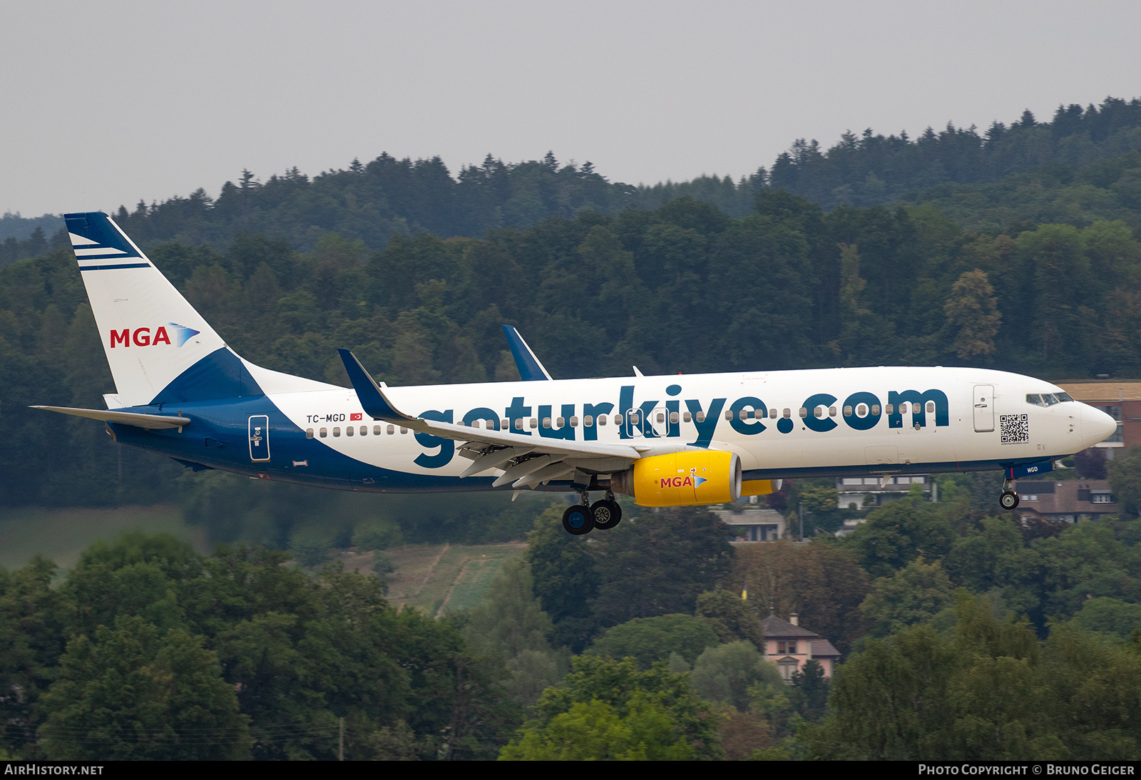 Aircraft Photo of TC-MGD | Boeing 737-8K5 | MGA - Mavi Gok Aviation | AirHistory.net #504531