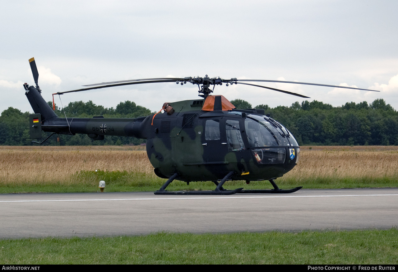 Aircraft Photo of 8634 | MBB Bo 105C-GSH | Germany - Army | AirHistory.net #504541