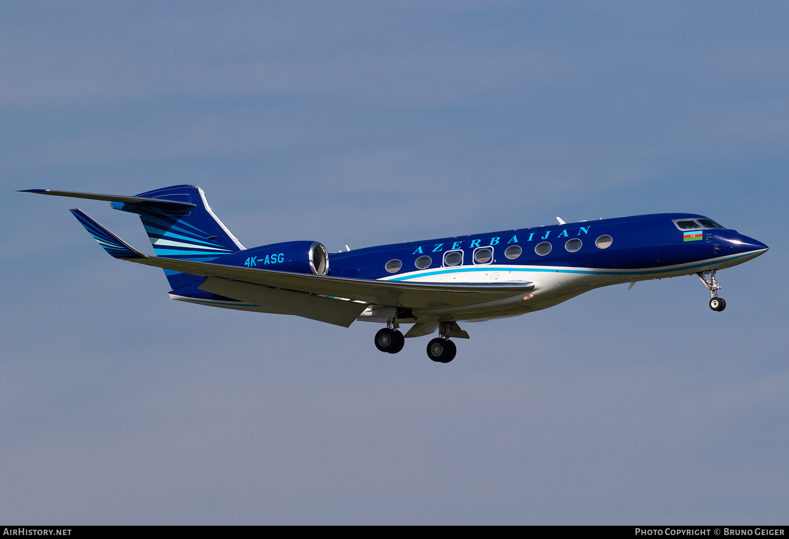 Aircraft Photo of 4K-ASG | Gulfstream Aerospace G650 (G-VI) | Azerbaijan Government | AirHistory.net #504548
