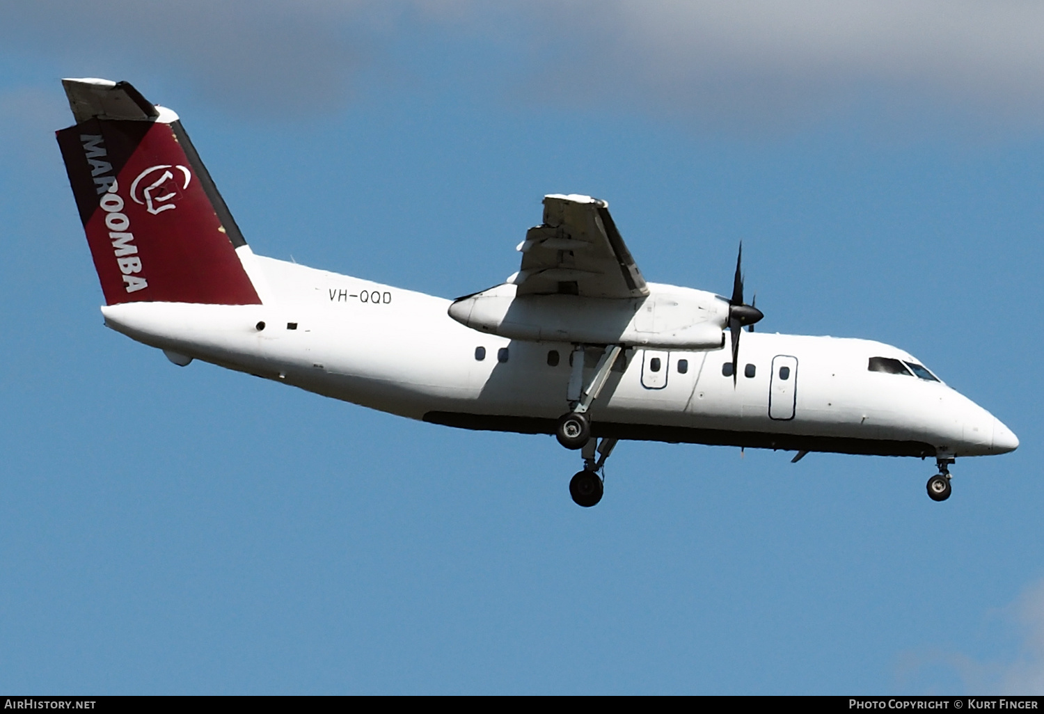 Aircraft Photo of VH-QQD | De Havilland Canada DHC-8-102 Dash 8 | Maroomba Airlines | AirHistory.net #504570